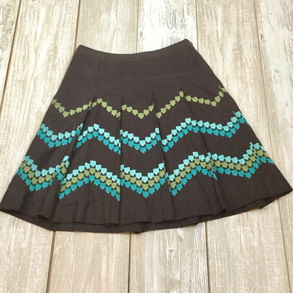 Ann Taylor Loft - 100% linen skirt, w/lining